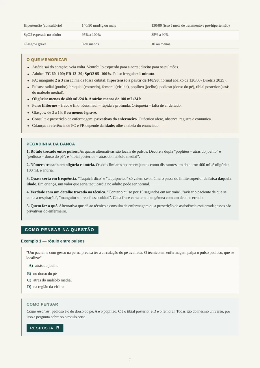 O que memorizar, pegadinha da banca e como pensar na questão